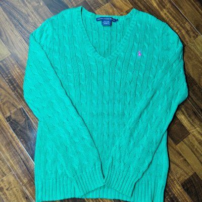 Polo Ralph Lauren  Cable Knit V-Neck
