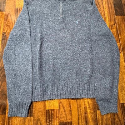 Polo Ralph Lauren Heather  100%  Cotton Knit Sweater Size XL