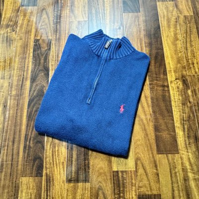 Polo Ralph Lauren 100% Cotton Ribbed Knit Sweater Size M