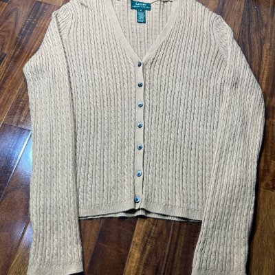 Lauren Ralph Lauren Cable Knit Cardigan