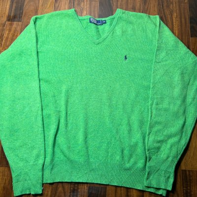 Polo Ralph Lauren V-Neck Sweater Size XXL