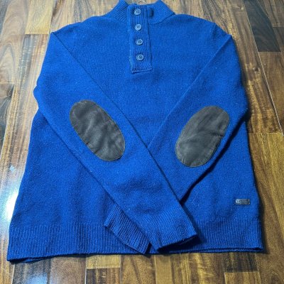 Barbour 1/4 Zip Knit Sweater L Established 1894