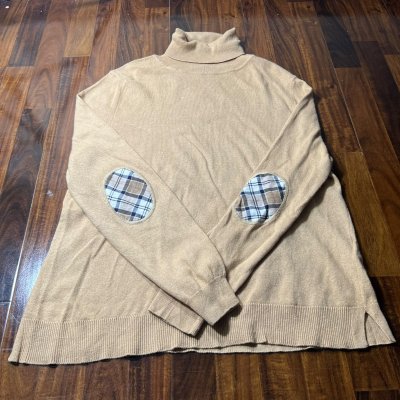 Barbour Camel Crew Neck Knit Size UK 18/USA 14
