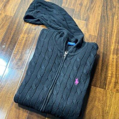 Ralph Lauren Sport  Cable Hoodie Size S