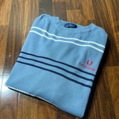 Fred Perry Stripe Crew Knit Sweater
