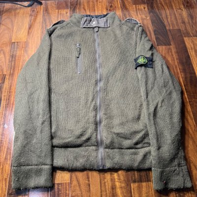 Stone Island Full Zip Knit Jacket