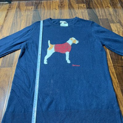 Barbour Navy Jack Knit Sweater Crew Neck