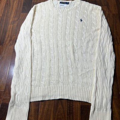 Polo Ralph Lauren  Cable Knit Crew Neck Sweater