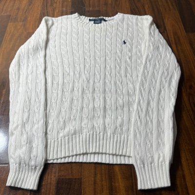 Polo Ralph Lauren Cable Knit Crew Neck Sweater