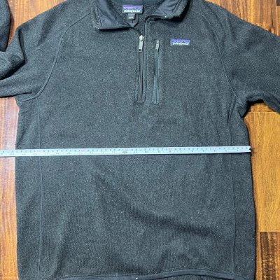 Patagonia Charcoal 1/4 Zip Better Sweater Fleece | 51cm P2P | Size M