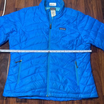 Patagonia Blue Radial Stitch Down Insulated Jacket | 55cm P2P | Size L