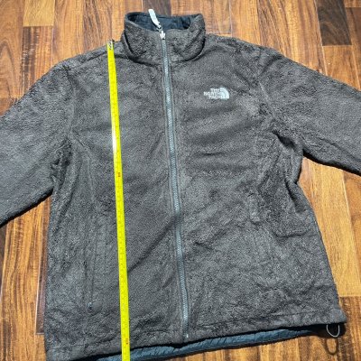 The North Face Osito Fleece Jacket Dark Brown M | 22" P2P | Full Zip
