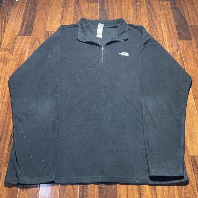 The North Face TKA 100 Fleece 1/4 Zip XL | 27" P2P | Black | Classic TNF