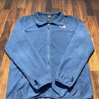 The North Face TKA 100 Full Zip Fleece XL | 25" P2P | Navy Blue | Mens TNF