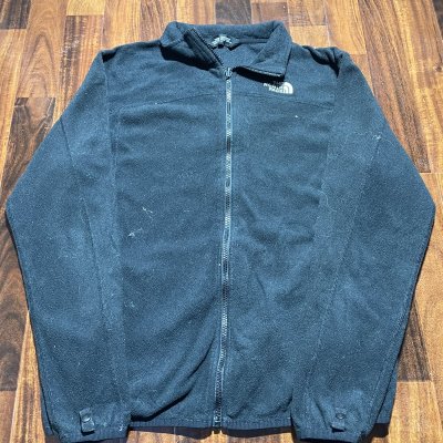 The North Face TKA 100 Full Zip Fleece L | 22" P2P | Black | Mens TNF