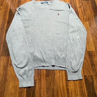Polo Jeans Co Sweater XL | 1990s Red Knit Turtleneck Spellout Sweater | XL - 3053