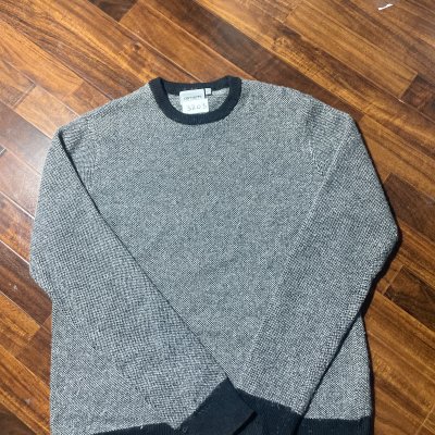 Carhartt Sweater L | WIP 2019 Spooner Wool Sweater Grey Tweed | L - 3203