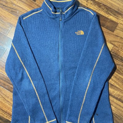 The North Face Jacket M | Blue Full Zip Sweater Fleece Jacket | Mens M