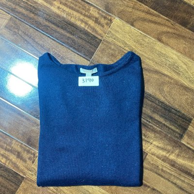 Barbour Sweater | Navy Modern Mill Crew 100% Wool Sweater | Womens M