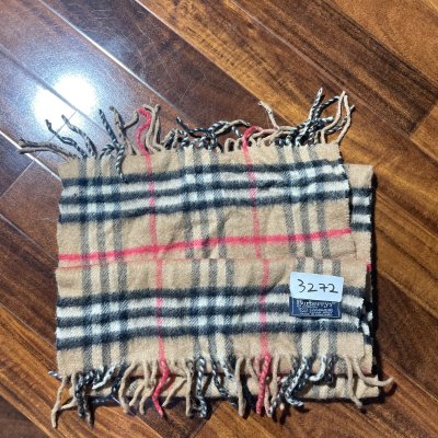 Burberrys Scarf One Size | 1990s Nova Check Cashmere Scarf Fringe | Unisex